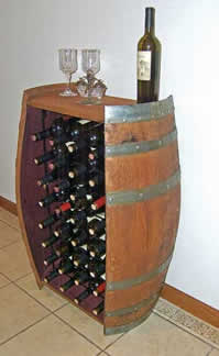 32 bottle Flat back wine rack